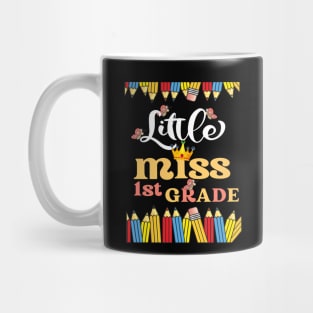 Little Miss First Grade Back To School Mug
